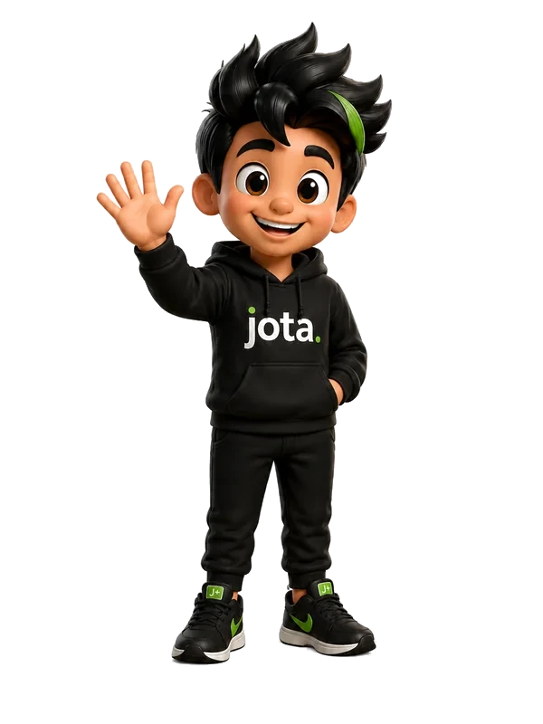 Jota, mascote oficial do Conta Jota RJ+